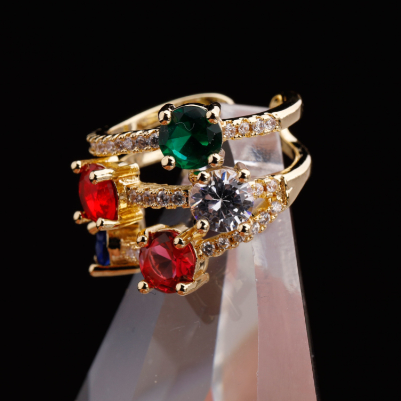 Bohemian Style Friendship Rings Jewelry Women 18K Gold Rings Jewelry 2021
