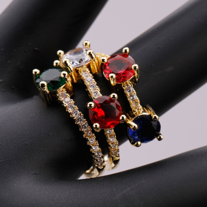 Bohemian Style Friendship Rings Jewelry Women 18K Gold Rings Jewelry 2021
