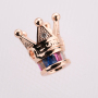NIce Zircon CZ Mirco Pave Crown Shape Beads  For  DIY Bracelet