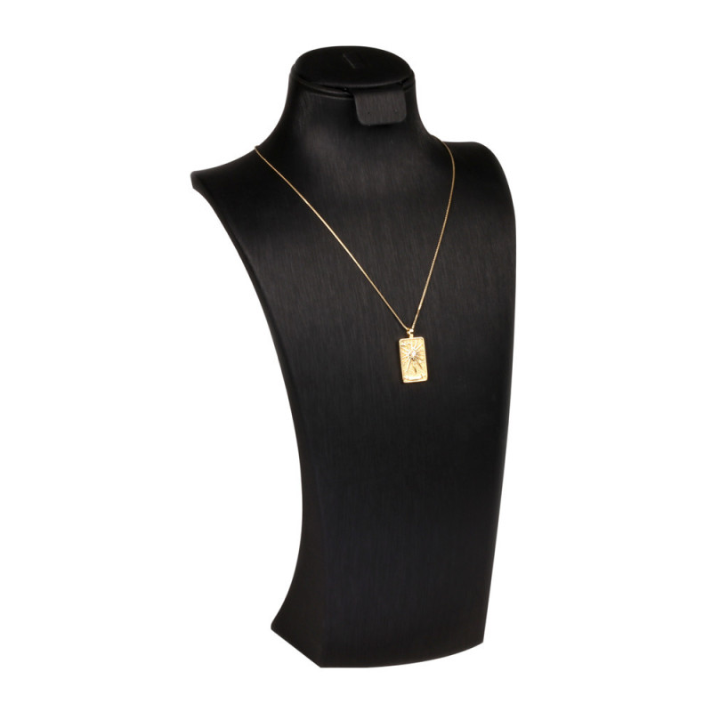 2021 fashion luxury 18K gold plated zodiac layered angel faith tarot pendant necklace jewelry