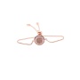 2021 Custom 18k Gold Plated Wholesale Circle Charms Round Shape Adjustable Small Brass Jewelry Bracelet Bangle