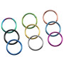 Hypoallergenic Face Piercing Jewelry Lip 316l Stainless Steel Hinged C Hoop Segment Septum Cartilage Helix Conch Nose Rings