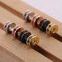 Multi Color Micro Pave Copper Spacer CZ Charm Beads for Bracelet Jewelry Making