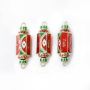 Micro Insert Zirconia Trendy Necklace Jewelry Enamel Devil's Eye Tube Pendants Spacer Beads Charms for Jewelry Making