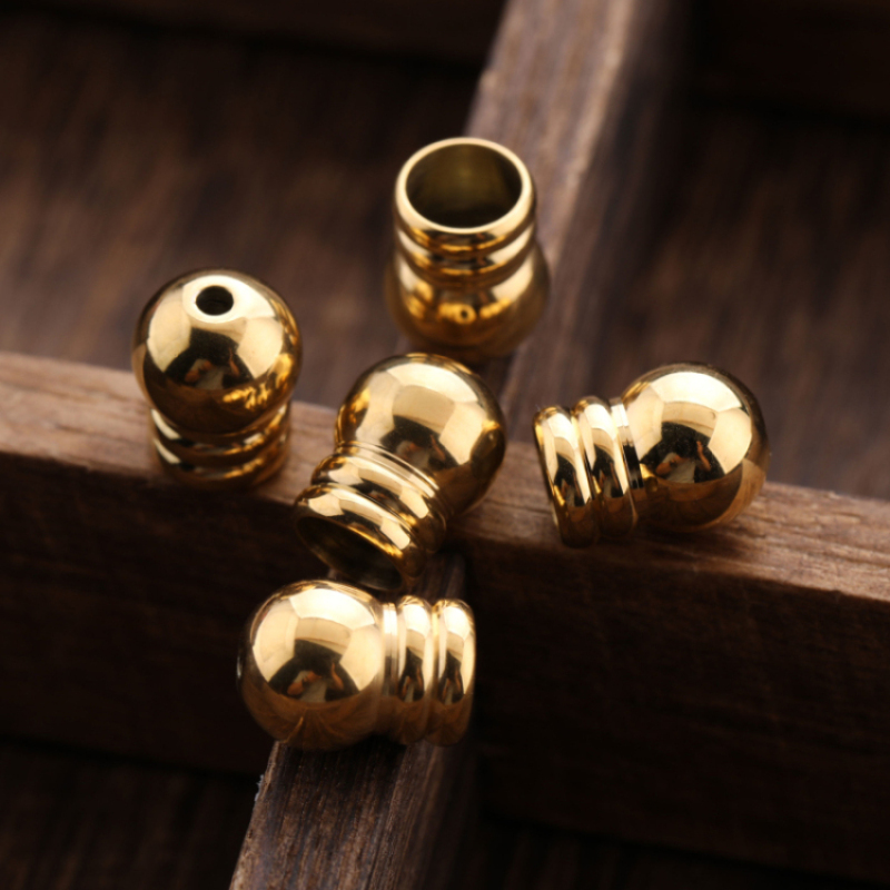 Bell Shape Charm 18K Gold Plated Stainless Steel for DIY Jewelry Making 12pcs/bag Custom Logo MOJOYAS 12*9MM 218-OS CN;ZHE 218