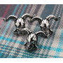 Handmade DIY Jewelry Making Antique Silver Plated Stainless Steel Animal Beads Charms for Bracelet