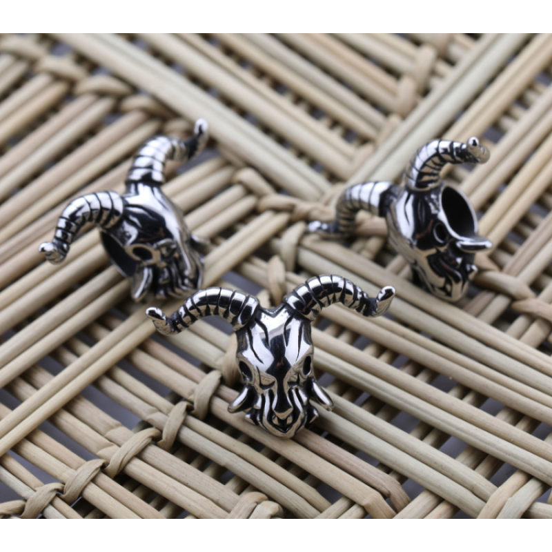Handmade DIY Jewelry Making Antique Silver Plated Stainless Steel Animal Beads Charms for Bracelet
