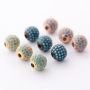 Wholesale Beautiful DIY Turquoise Stone Micro Pave Bracelet Making Copper Beads for Women