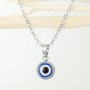 Fashion personalized devil eyes pendant collarbone chain necklace lucky eye chain jewelry evil eyes necklace for women