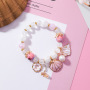 New Trendy High Quality Handmade Girls Enamel Metal Bracelet Ocean Animal Charm Jewelry Bracelets Pearl Shell Bracelet