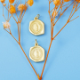 Micro Insert Zirconia Jewelry Gold Plated Pendants Virgin Mary Charms for Jewelry Making