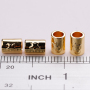 Star macroporous tube bead spacer 8.5*6*4mm copper fittings