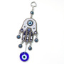 Devil Eye Fatima hand alloy hanging Turkish blue eyes jewelry evil eyes charm pendant