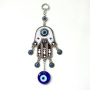 Devil Eye Fatima hand alloy hanging Turkish blue eyes jewelry evil eyes charm pendant