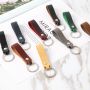 Classic Design Men and Women Multicolor Genuine Leather Keychain Car Key Ring for Sale