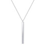 Minimalist Stainless steel necklace Custom Jewelry Simple Exquisite bar Shaped  necklace For Women