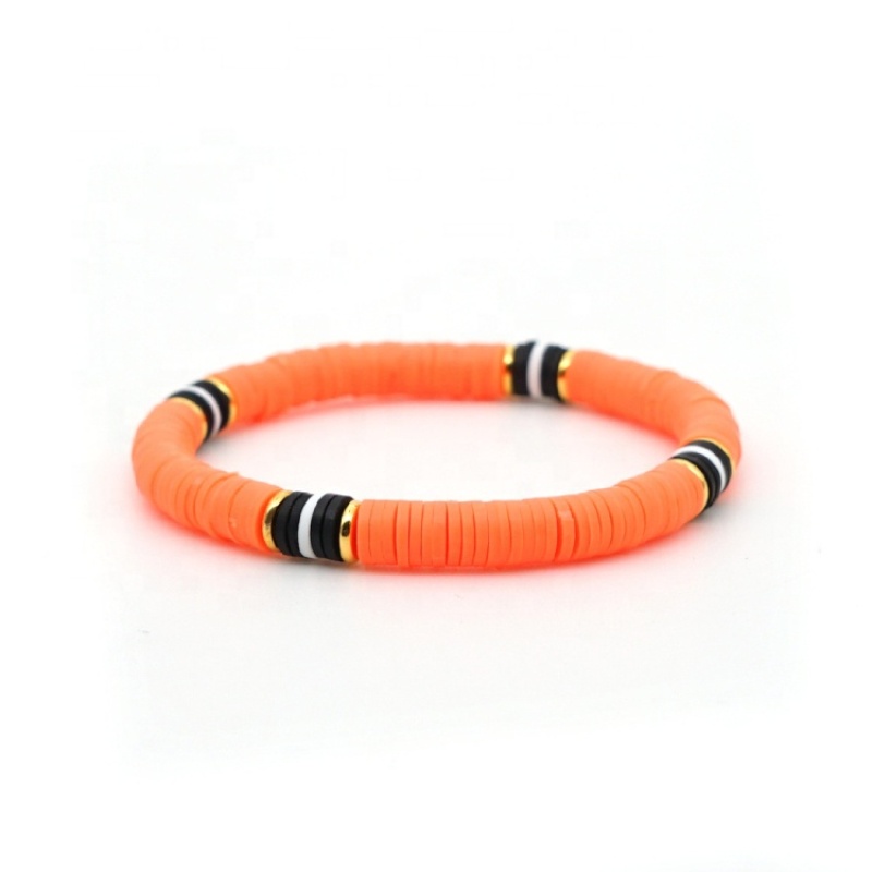 New Summer Trendy Jewelry Bohemian Style Small Soft Polymer Clay Beads Bracelet