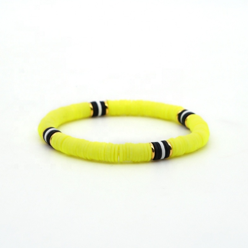 New Summer Trendy Jewelry Bohemian Style Small Soft Polymer Clay Beads Bracelet