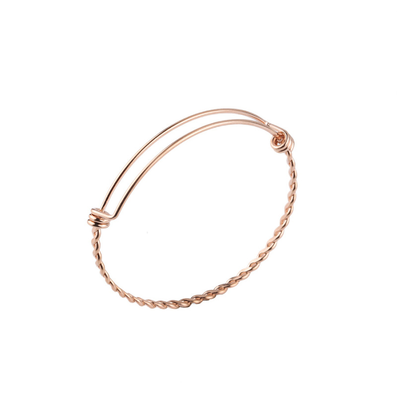 2021 New Style Gold/Silver/Rainbow Color Plated Stainless Steel Bangle