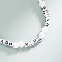 Ins Style Simple Temperament Small Fresh Short Neck Chain Accessories Fashion Personality Letter Pearl Necklace