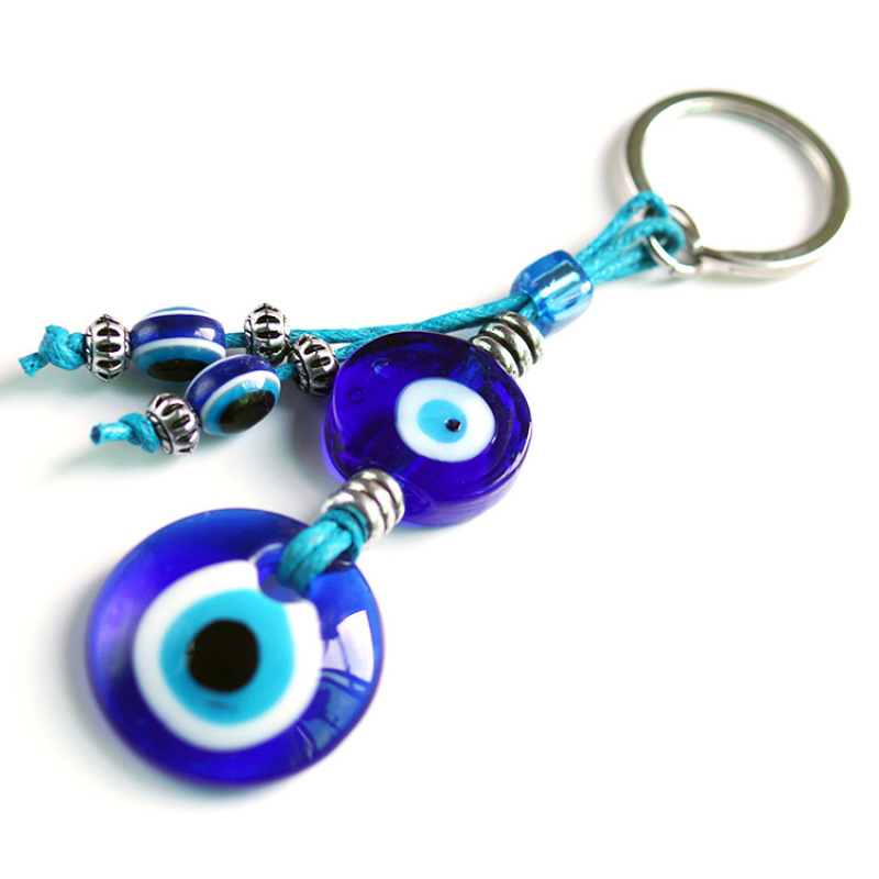 Turkey Greece blue eyes key chain travel souvenirs evil eyes keychain jewelry charm pendant