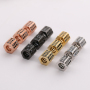 Cubic Zirconia Hexagon Beads Bracelet Connector Charms Beads for Jewelry Making Micro Pave CZ Beads