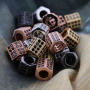 Cubic Zirconia Hexagon Beads Bracelet Connector Charms Beads for Jewelry Making Micro Pave CZ Beads