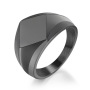 Best Selling Custom Logo Men Rings Gold Engraved Simple Stainless Steel Women Men Rings