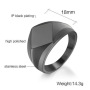 Best Selling Custom Logo Men Rings Gold Engraved Simple Stainless Steel Women Men Rings
