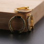 New 2021 Trendy Micro Insert Zirconia Gold Brass Design Charm Jewelry Hoop Circle earrings for Women and Girl
