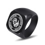 Blank IP Plating Titanium Steel U.S. Marine Ring Corps Ring for Sale