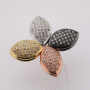 New Trendy Handmade Women Delicate Gift Bracelet Charm CZ Micro Insert Charm Pendants or Charms Custom Logo Copper + 3A Zircon