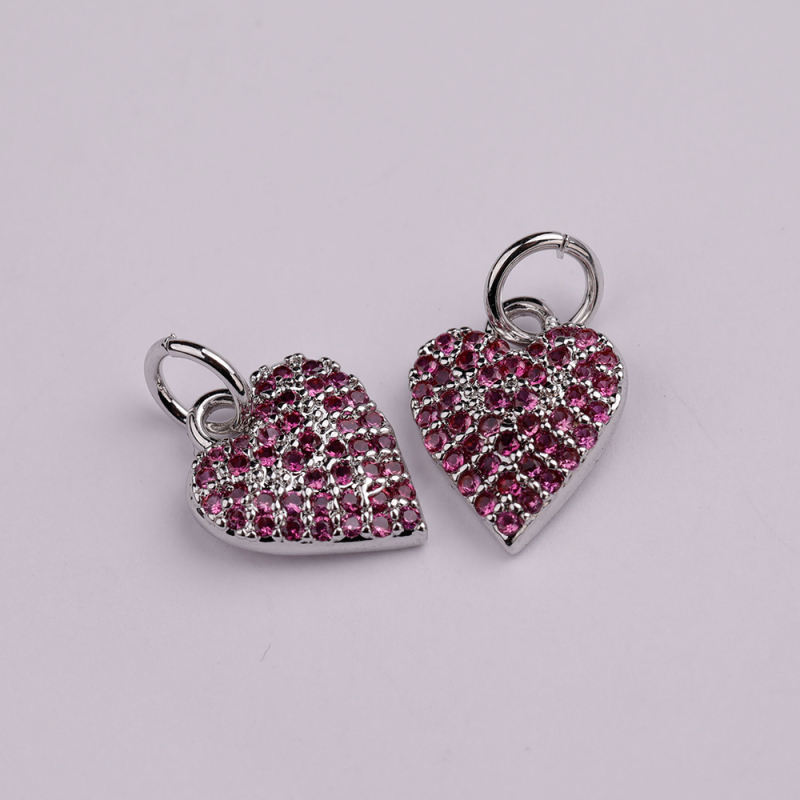 2021 Love Series Copper Zirconium Micro-inlaid New  Small Love Pendant Gift