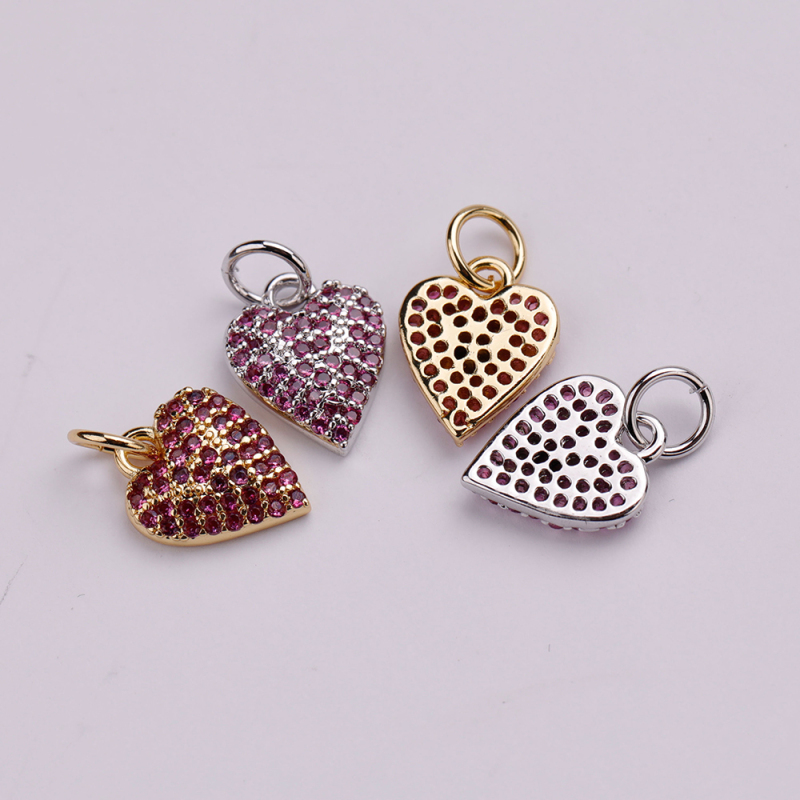 2021 Love Series Copper Zirconium Micro-inlaid New  Small Love Pendant Gift