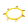 2021 Bohemian Summer Style Elastic Vinyl Polymer Clay Discs Beads Bracelets with Gold Charm