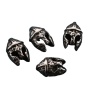 Mnes High Quality 14*10MM Stainless Steel Helmet Bracelet Charm for Sale