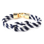 2021 Hot Sale Custom Men Colorful Gold Plated Alloy Paracord Bracelet Elegant Gold Plated Rope Bracelets Bangles Wristband
