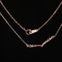 Newest Fashion Teen Girls Necklace Most Popular Simplicity Golden Antler Necklace