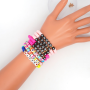 2021 New Trendy Colorful Polymer Clay Bracelet Small Letter Beads Bracelet Low MOQ Wholesale