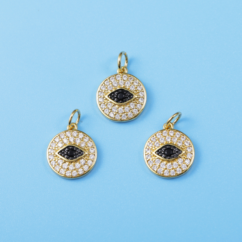 New Design Necklace Jewelry for Womens Wholesale Pendants Devil's Eye Charms for Jewelry Making