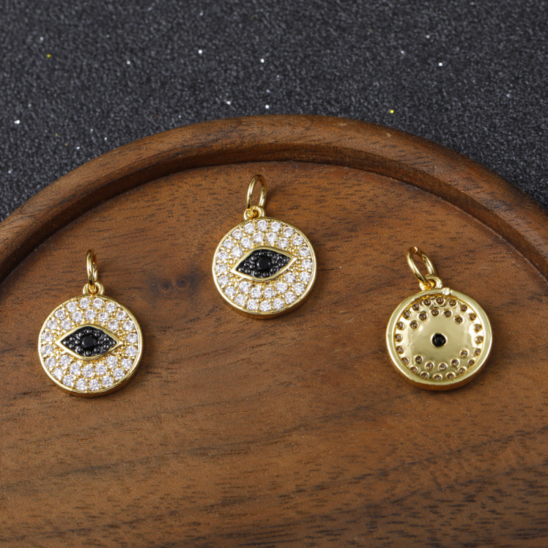New Design Necklace Jewelry for Womens Wholesale Pendants Devil's Eye Charms for Jewelry Making