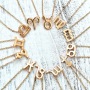 Female 18K Gold Plated Choker Chain Elegant Astrology Sign Pendants Charm 12 Zodiac Necklaces