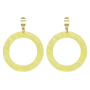 Bohemian Minimalism Trendy Jewelry Acrylic Resin Rouund Dangle Earrings
