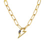 Fashion Women Necklace Simple Thick Chain Heart Shaped Hip Hop Street Stainless Steel Cuba Chain Jewelry Pendant Necklace