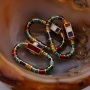 Wholesale Custom Fashion DIY CZ Gold Plated Brass Rainbow Enamel Carabiner Screw Clasp for Jewelry Making