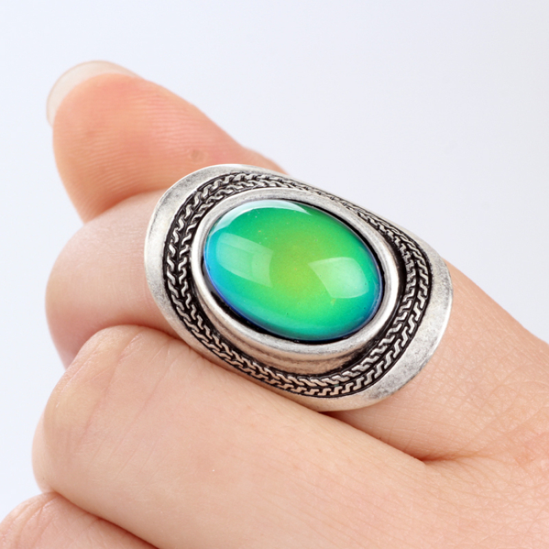 Alloy Jewelry Stone Ring Silver Plated Women Size 7 8 9 Gemstone Rings Customized Channel Setting Glass Gift Bar Setting MOJOYAS