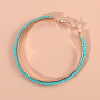 New Bohemian Ins Style Gold Plated Jewelry Fashion Simple Design Large Circle Seed Beads Earrings For Women
