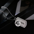 Square double sign  steel chain