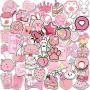 Wholesale 50 pack Custom Funny VSCO Skateboard Stickers Aesthetic Laptop Cartoon Cute Waterproof Vinyl Sticker for Kids
