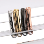 Gold and Silver Plated Polish Brass Connector Beads Charm for DIY Bracelet Jewelry Making